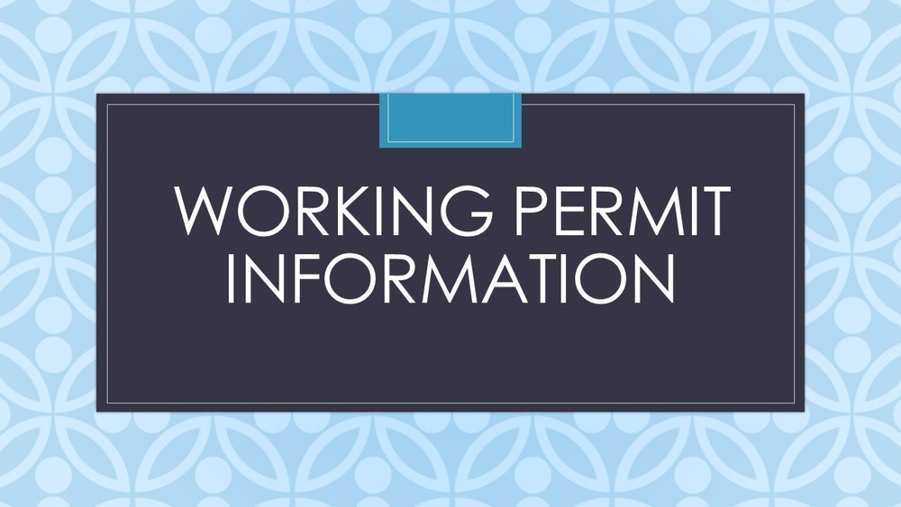 Working Permit Information 